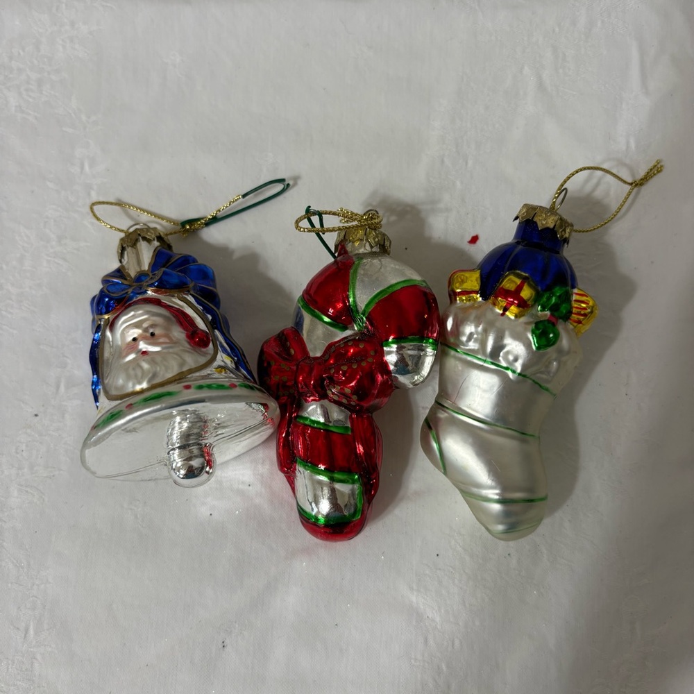 Christmas ornaments from the Thomas Pacconi Classics collection.